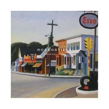 Edward Hopper’s painting “Portrait of Orleans,” showing an Esso-branded gas station.