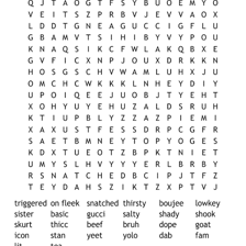 A simple hidden-word illustration showing SLANG spanning two words