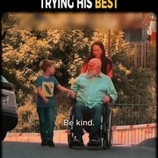 A dependable man assisting another person
