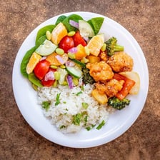 An appetizing meal presented to arouse hunger