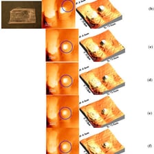 Yellow TNT crystals or a scientific depiction of trinitrotoluene.