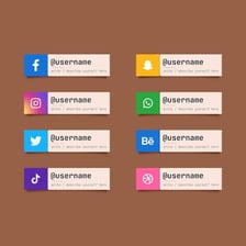 A social media post showing a user being tagged by username.