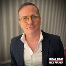 Bill Maher on the set of Real Time.