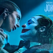 Promotional artwork for the film Joker: Folie à Deux.