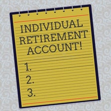 An illustration representing an individual retirement investment account