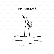 A person giving a thumbs-up sign