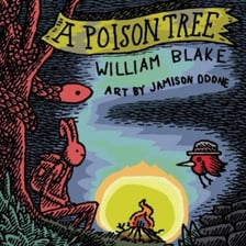 An illustration associated with William Blake’s poem “A Poison Tree”