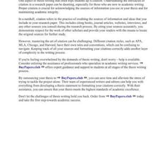A research paper showing a source citation