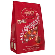 Lindt Lindor chocolate truffles in their wrappers