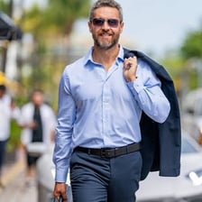 A confident professional representing a high achiever