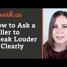 A person cupping an ear while asking someone to speak louder