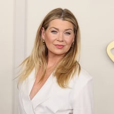 Actress Ellen Pompeo in a promotional image for Grey's Anatomy