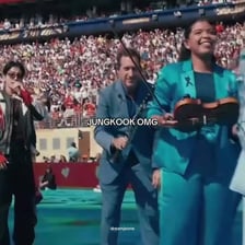 An excited person reacting enthusiastically to a performance