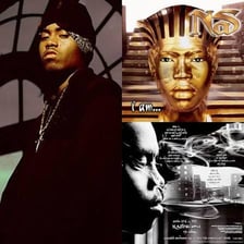 Rapper Nas pictured around the time of his 1999 album I Am….