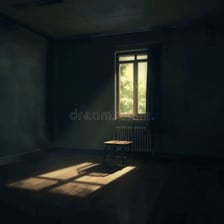 An empty scene suggesting that there is no trace of someone.