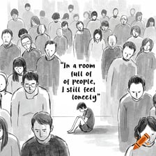 A crowded room with no empty space.