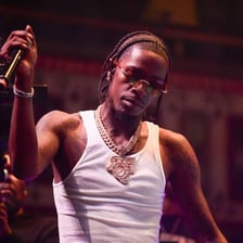 Portrait of rapper Rich Homie Quan.