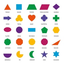 Several oval and elliptical shapes displayed together.