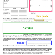 Legal documents representing claims or allegations