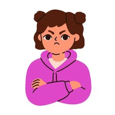 A simple illustration representing a small irritation or annoyance