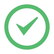 A paper marked with a prominent check mark.