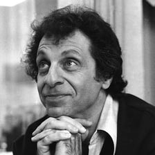 Portrait of comedian Mort Sahl.
