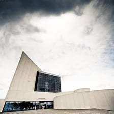 The John F. Kennedy Presidential Library and Museum designed by I. M. Pei