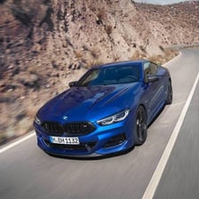 A sleek grand touring sports car.