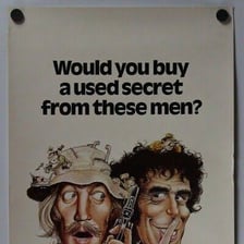 Poster for the 1974 spy-comedy film S*P*Y*S