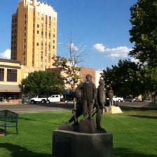 A view of downtown Enid, Oklahoma.