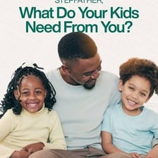 A blended family including a stepfather and children