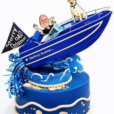 A sailor celebrating a birthday aboard a ship