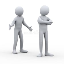 A person admitting wrongdoing