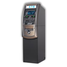 A standalone ATM used to withdraw cash.