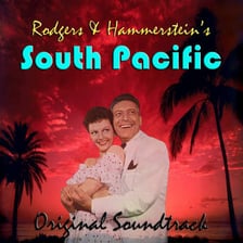 A tropical island scene associated with Bali Ha'i from South Pacific