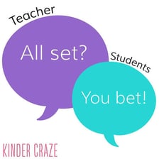 A speech bubble containing the phrase “I bet.”