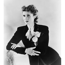 Portrait of writer Clare Boothe Luce