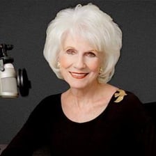 Portrait of radio host Diane Rehm.