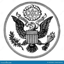 The phrase “E pluribus unum” displayed with the Great Seal of the United States