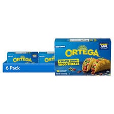 A package of Ortega taco shells.