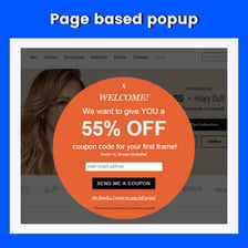 A web browser displaying a pop-up advertisement.