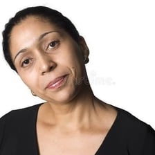 A person displaying a visibly perturbed expression.