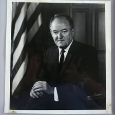 A portrait of Hubert Humphrey