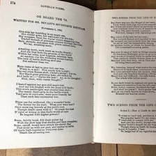 An antique poetry manuscript illustrating an archaic contraction