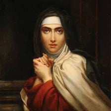 A historical portrait of Teresa of Ávila.