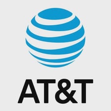 The AT&T globe logo representing the telecommunications company.