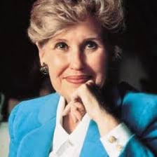 Portrait of humorist Erma Bombeck.