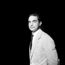 Portrait of novelist Italo Calvino