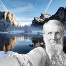 Portrait of conservationist John Muir