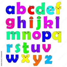 The letters A, B, and C displayed in sequence